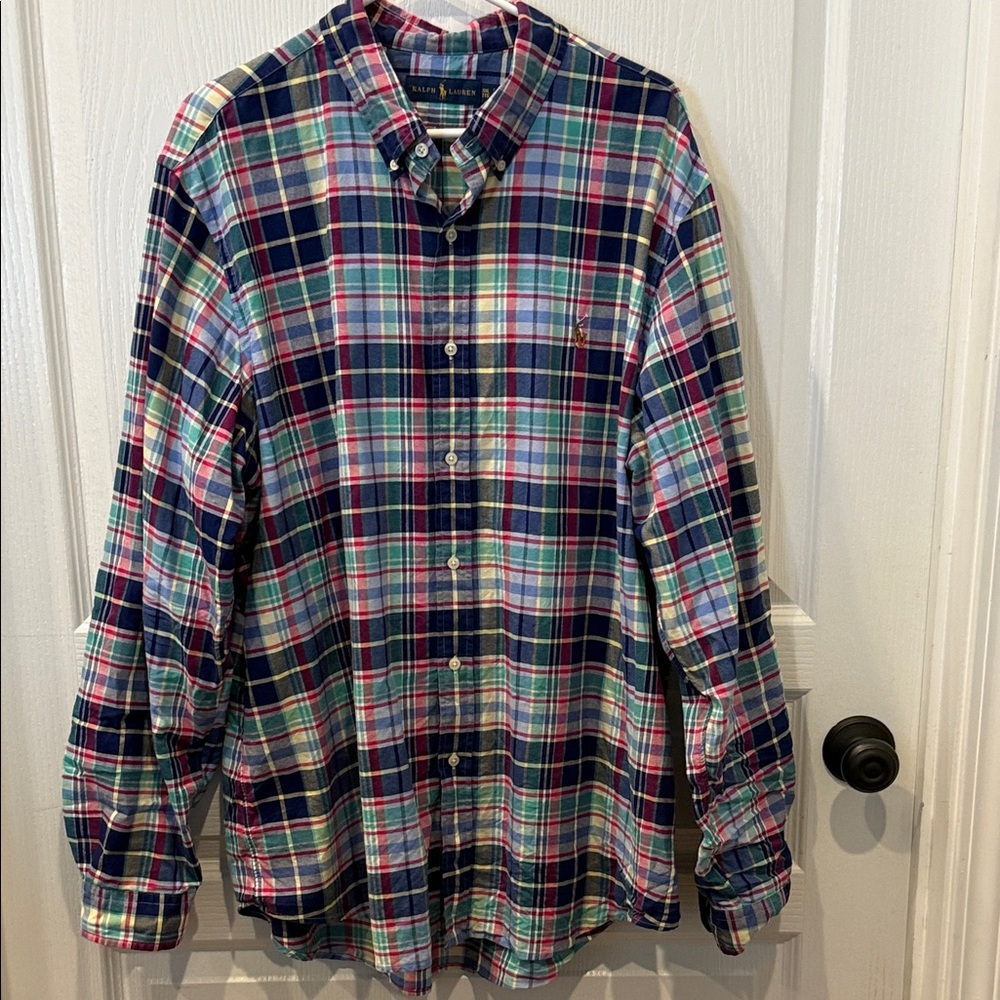 Ralph Lauren Multicolor Plaid Button Down Shirt